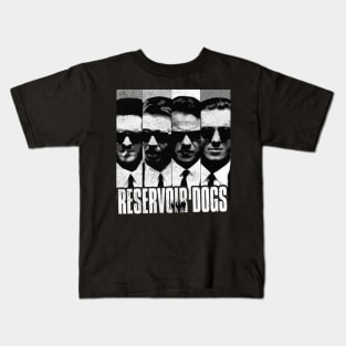 reservoir dogs black and white club Kids T-Shirt